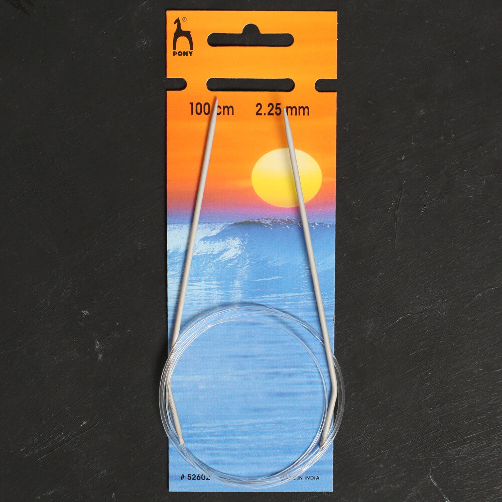 Pony 2.25 mm 100 cm Alüminyum Misinalı Şiş - 52602